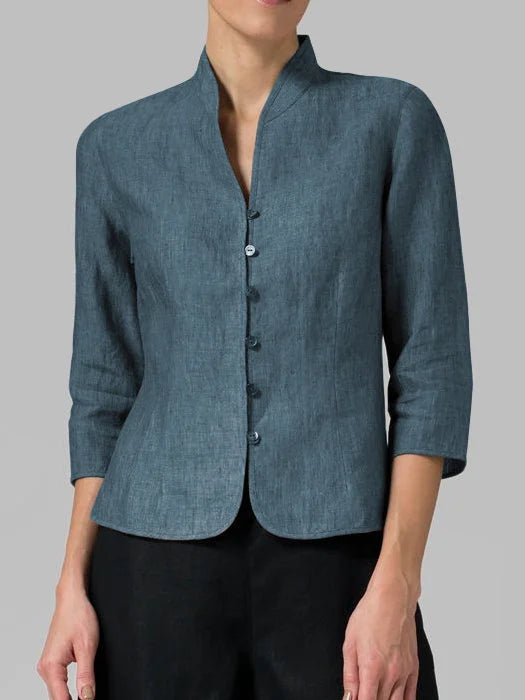 Classy Mandarin Blouse for Women
