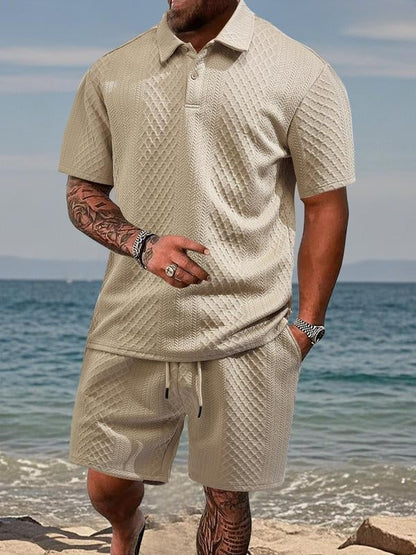 Magnus - Structured Lightweight Summer Polo and Short Set