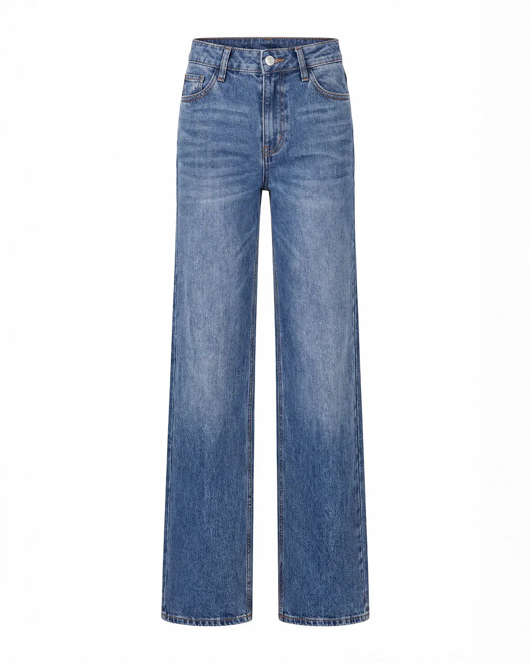 Linnea – Mid Rise BBL Wide Leg Jeans
