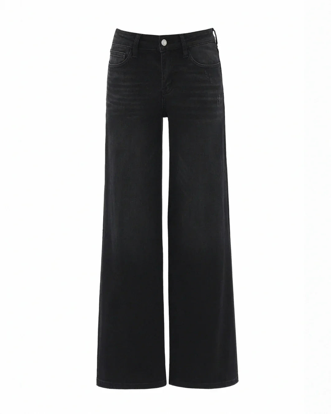 Linnea – Mid Rise BBL Wide Leg Jeans