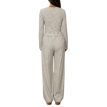 Raine - Striped Relaxed Loungewear Set