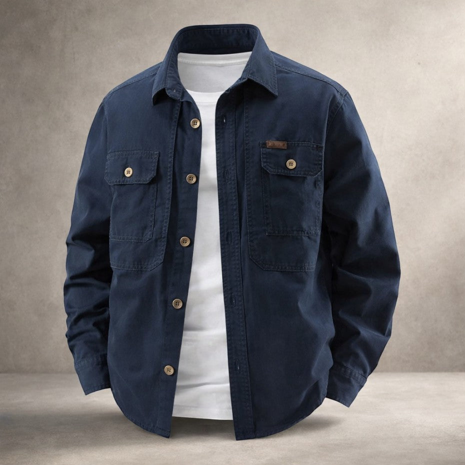 Amos - Heavyweight Cotton Overshirt
