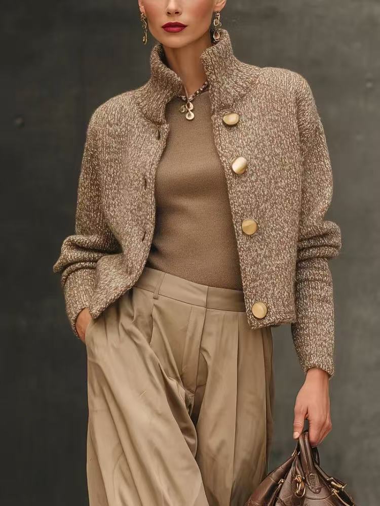 Cordelia – Tailored Wool-Blend Jacket