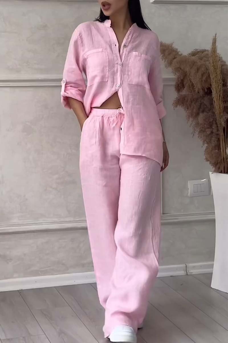 Lilly | Soft Cotton-Linen Two-Piece Set