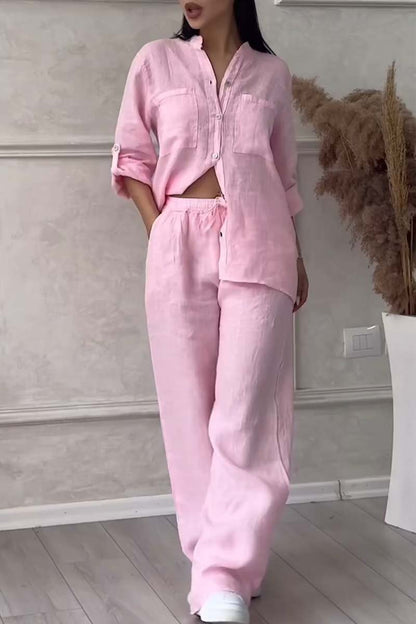 Lilly | Soft Cotton-Linen Two-Piece Set
