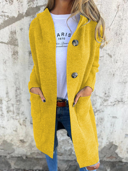 Alina™ | Elegant Long Knit Cardigan