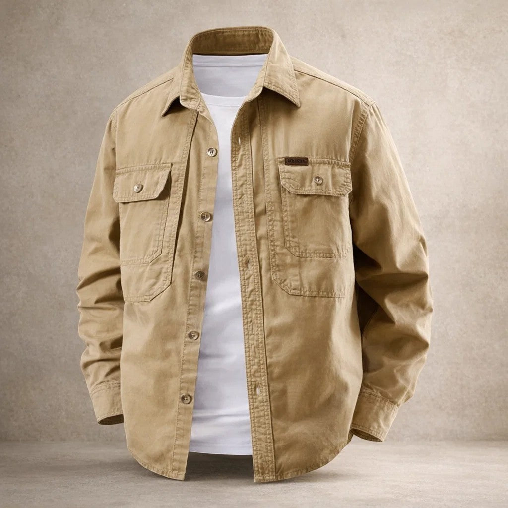 Jamie Classic Workwear Shirt Jacket