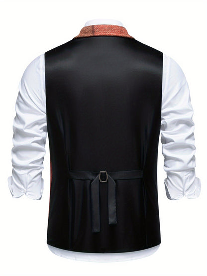 Zachariah - Classic Patchwork Gilet for Men