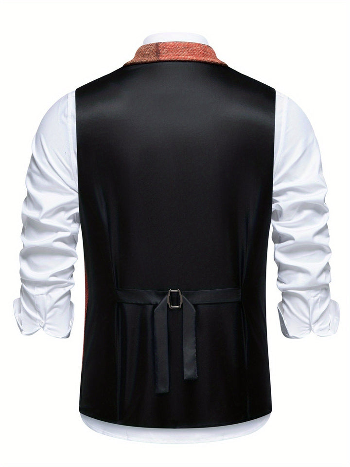 Zachariah - Classic Patchwork Gilet for Men