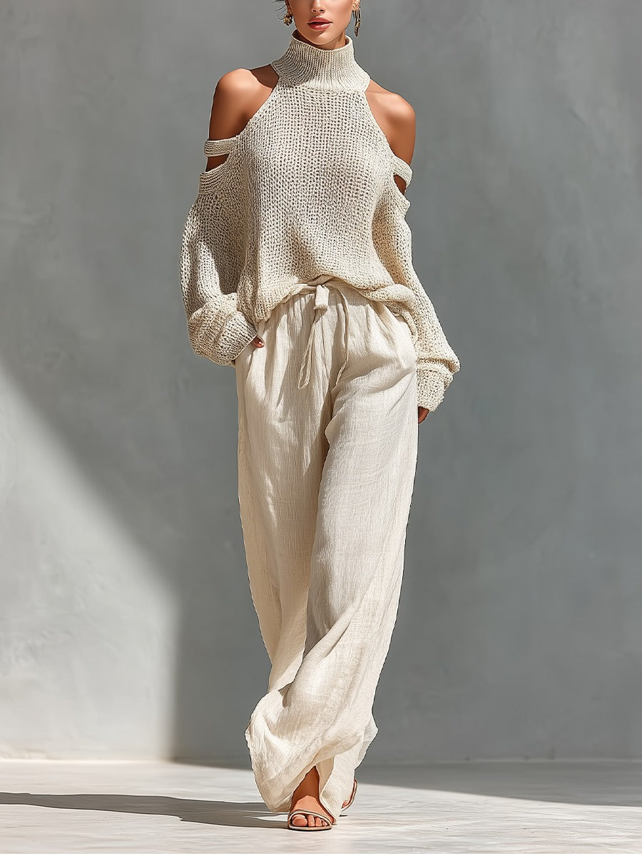 Alessia | Two-Piece Set with Bardot Neckline