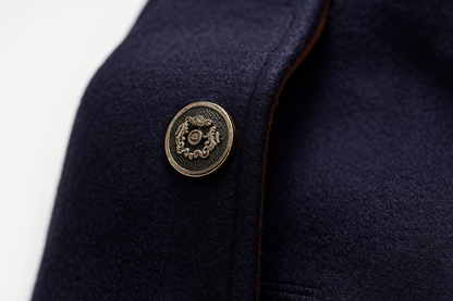 Jonah - Wool Blend Overcoat with Stand Collar