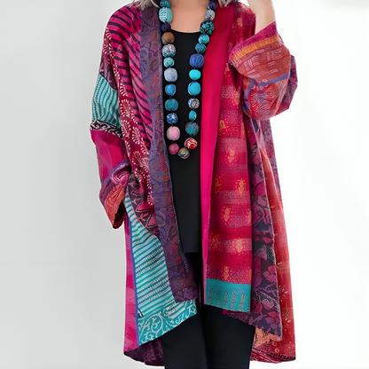 DAHLIENNE | ELEGANT KNIT CARDIGAN WITH LAYERED FIT