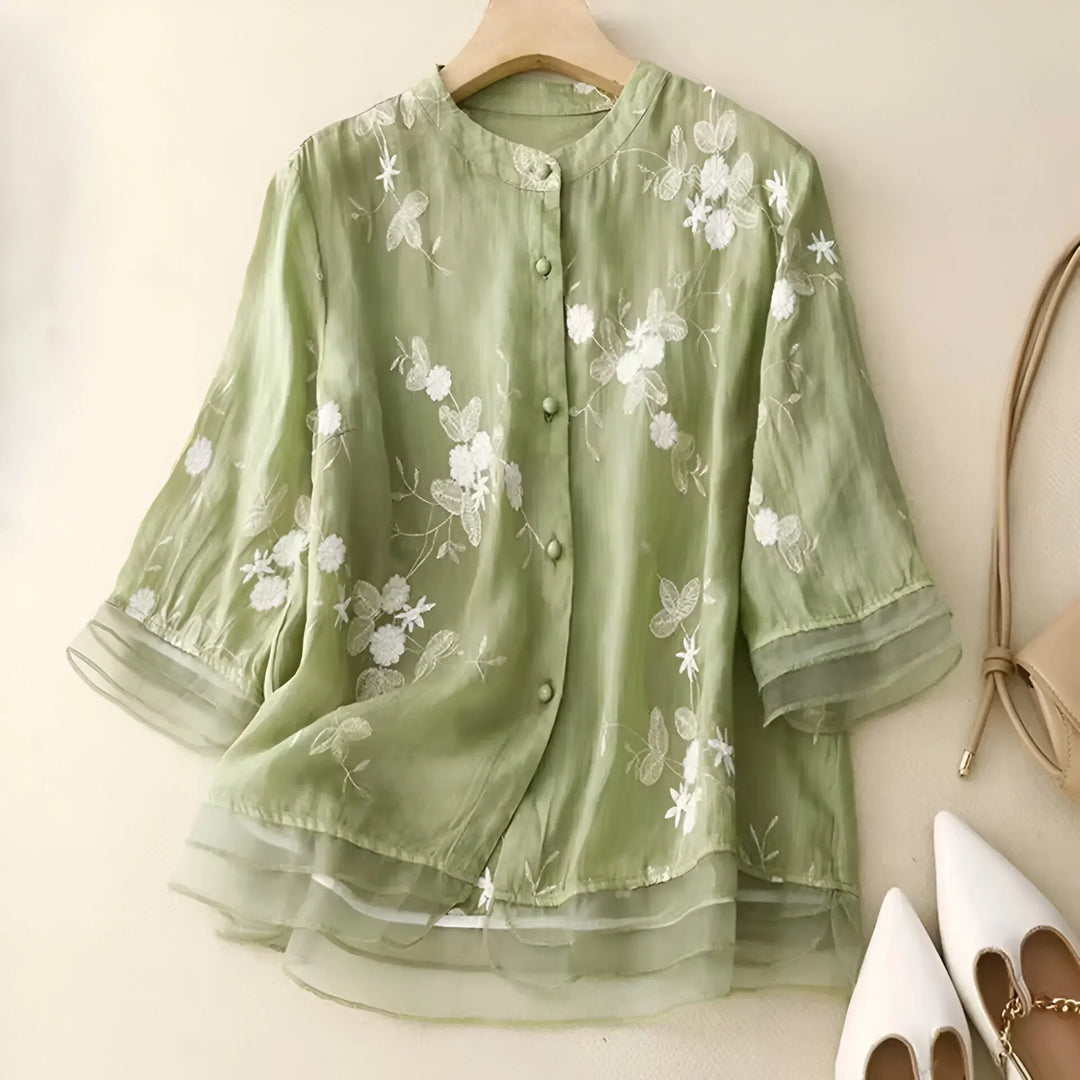Louise™ | Lightweight Cotton Blouse