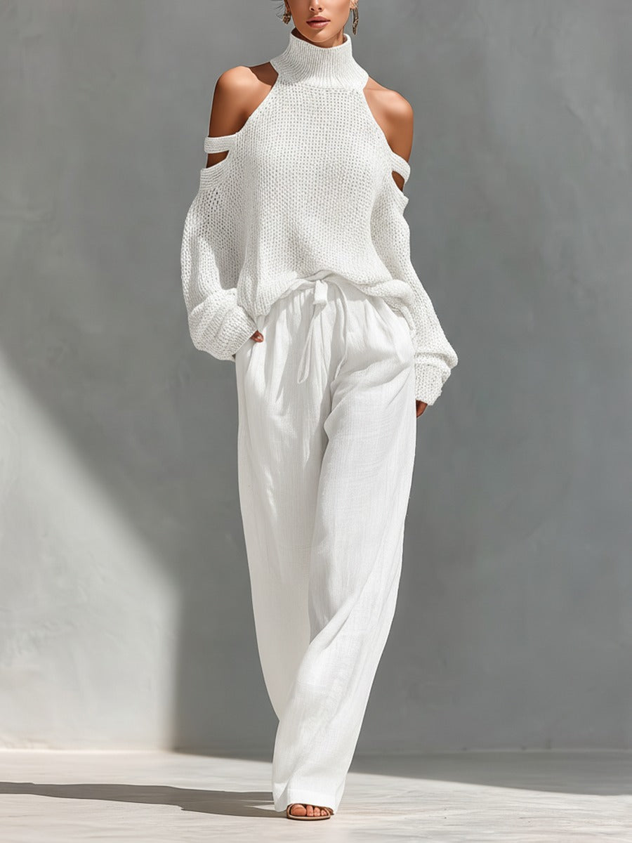Alessia | Two-Piece Set with Bardot Neckline