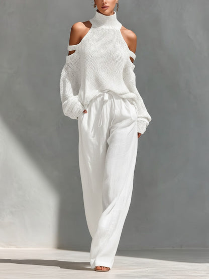 Alessia | Two-Piece Set with Bardot Neckline