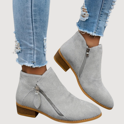 SHAYNE – CASUAL ZIP BOOTS
