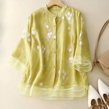 Louise™ | Lightweight Cotton Blouse