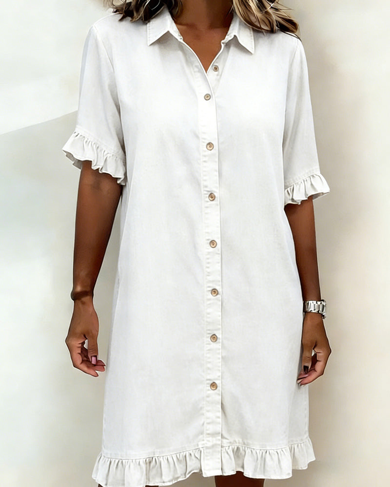 P&C Newcastle | Comfortable Denim Dress with Flattering Ruching