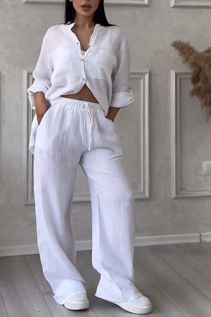 Lilly | Soft Cotton-Linen Two-Piece Set
