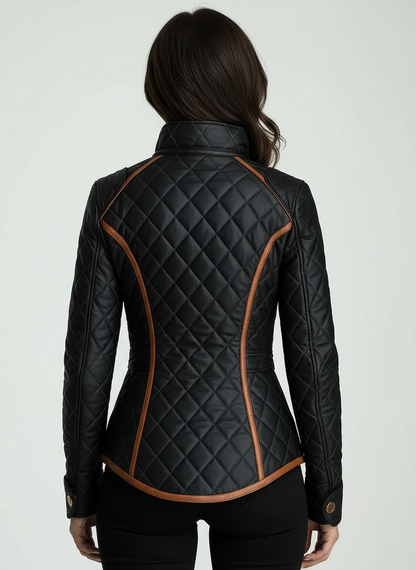 Bethany - Diamond-Quilted Padded Jacket