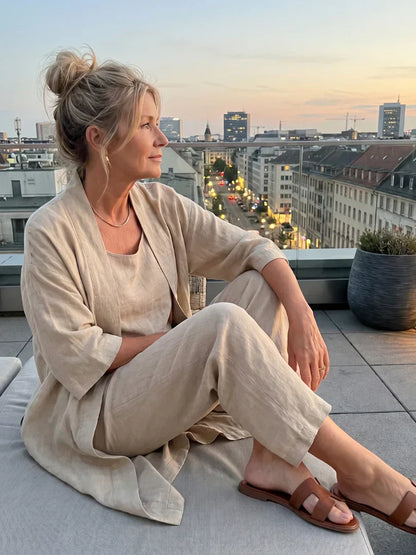 Runa - Lightweight Linen Co-Ord Set