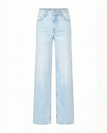 Linnea – Mid Rise BBL Wide Leg Jeans