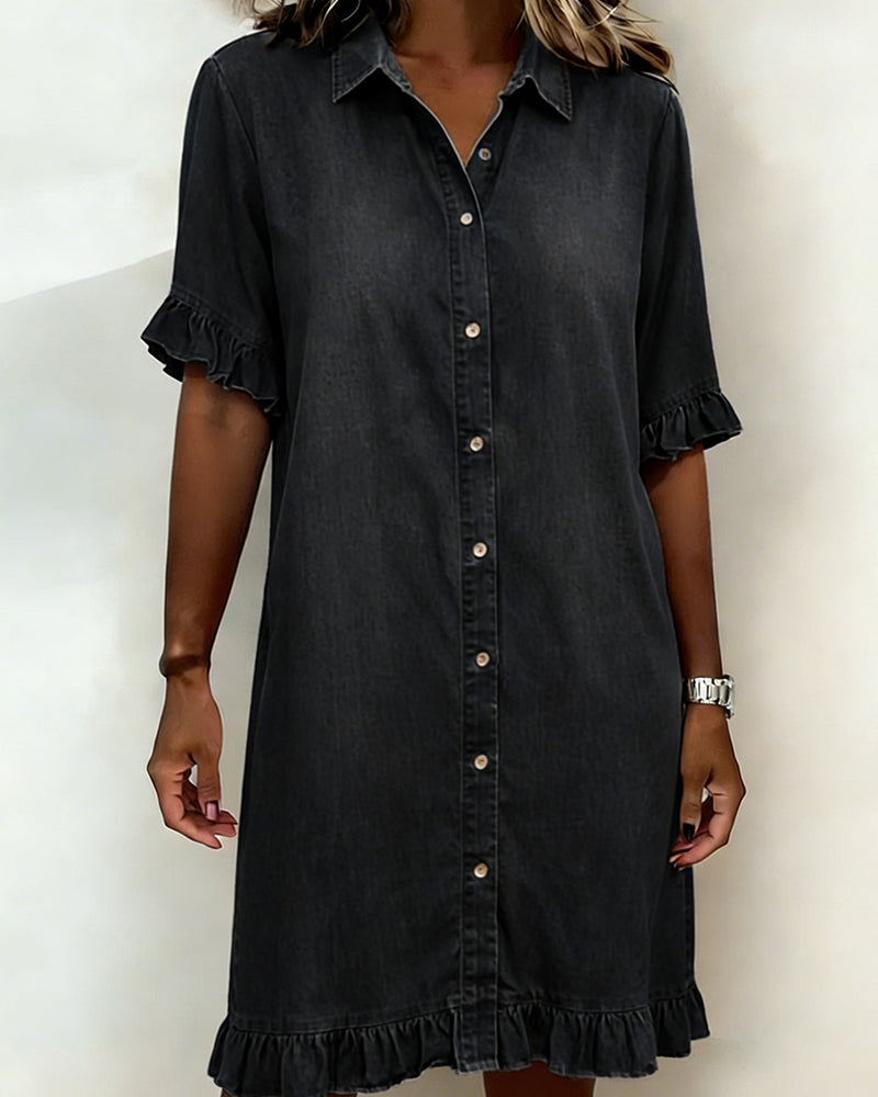 P&C Newcastle | Comfortable Denim Dress with Flattering Ruching