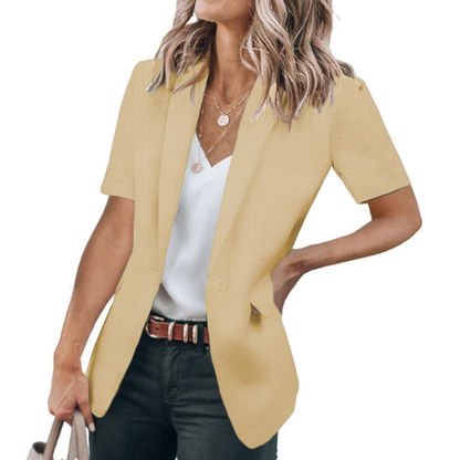 Lisette – Short Sleeve Casual Blazer