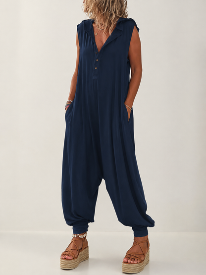 Tilly | Casual Hooded Jumpsuit