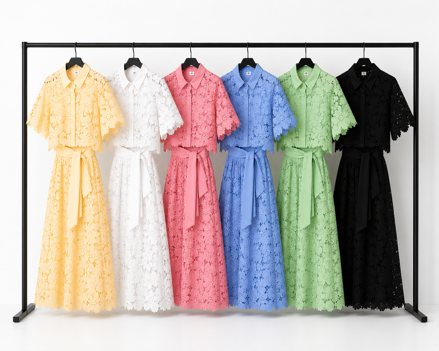 Tovi – Embroidered Two-Piece Lace Set