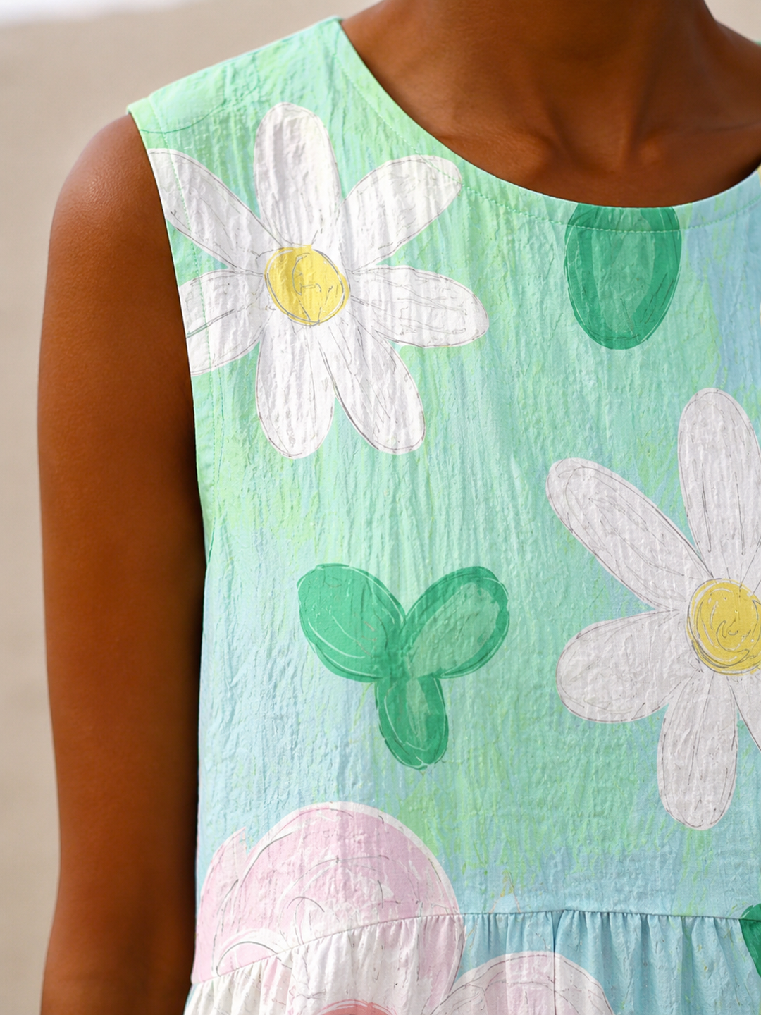 Erin | Pastel Blossom Midi Dress