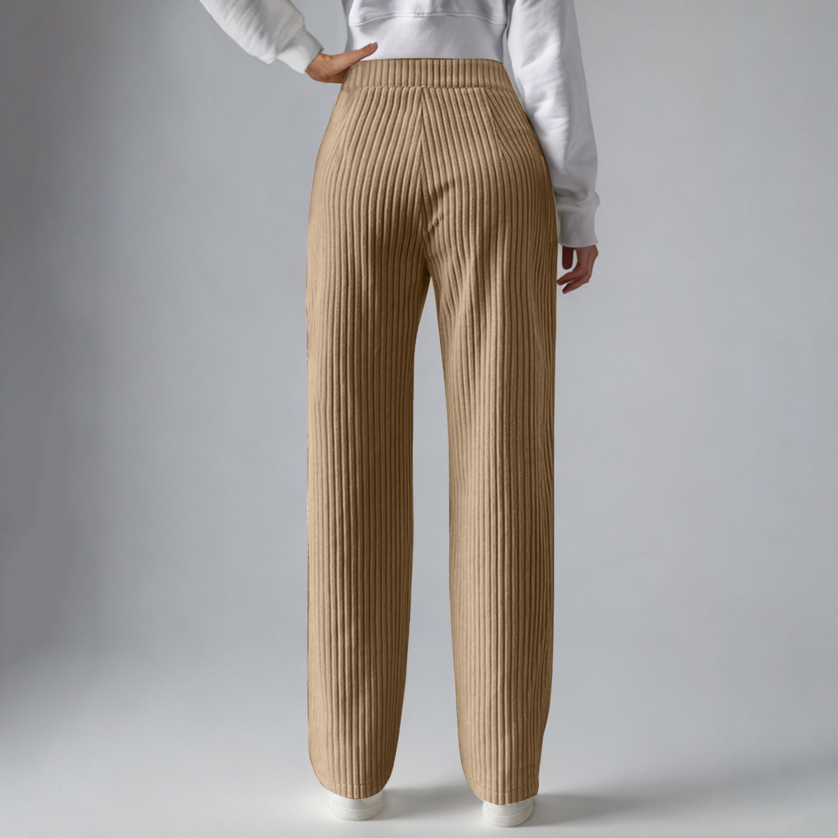 Everly - Rib-Knit Sweatpants