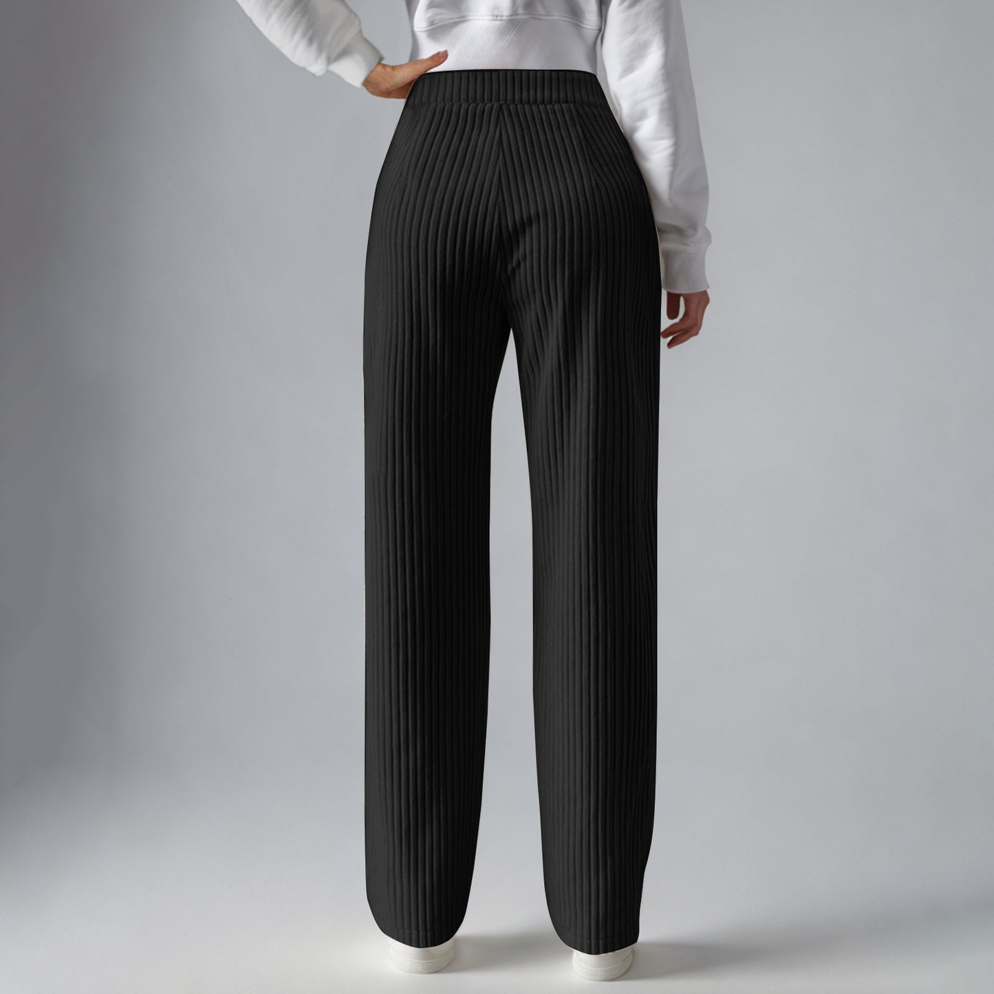 Everly - Rib-Knit Sweatpants