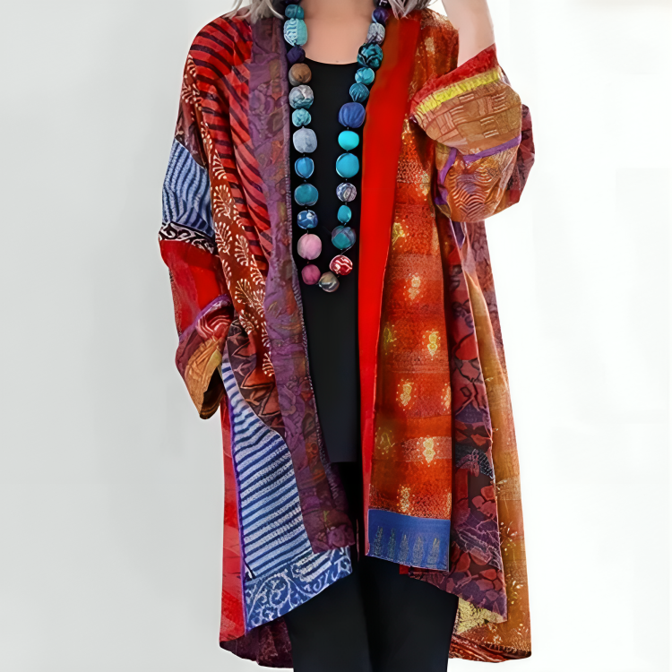 DAHLIENNE | ELEGANT KNIT CARDIGAN WITH LAYERED FIT