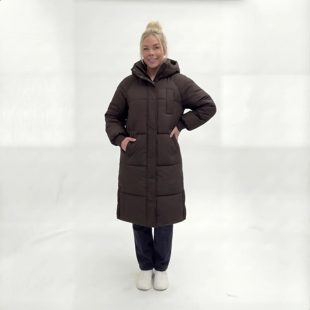 Belinda - Classic Hooded Long Puffer Jacket