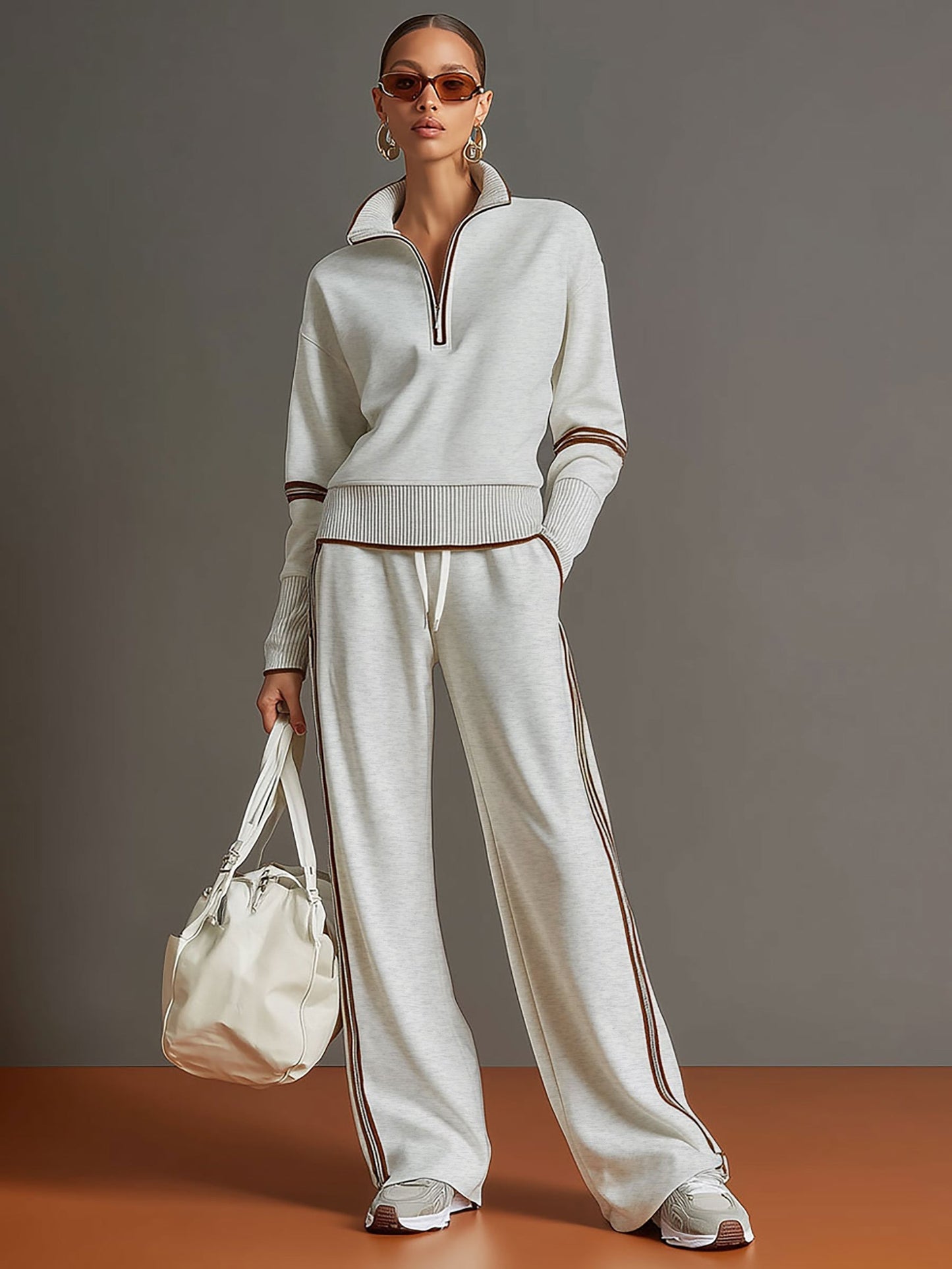 Aaliyah - Wide-Leg Knit Co-ord Set for Effortless Comfort