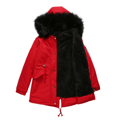 MARINA™ | Warm Velvet-Trimmed Parka