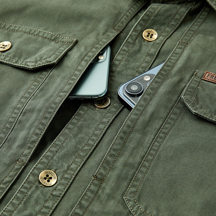 Jamie Classic Workwear Shirt Jacket