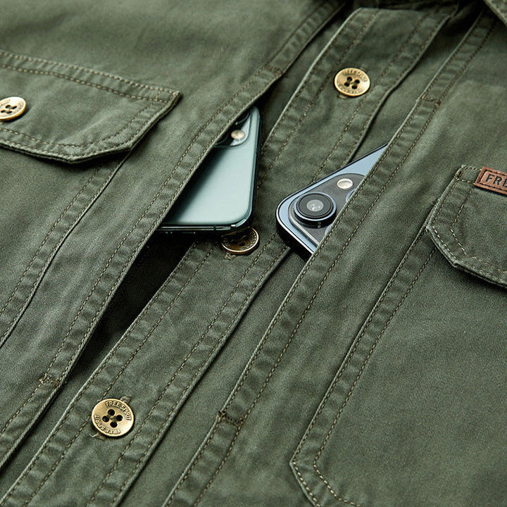 Jamie Classic Workwear Shirt Jacket