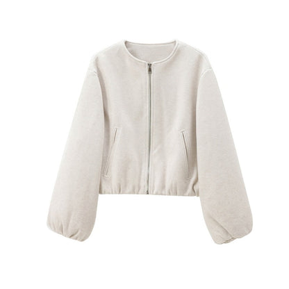 ARMINDA™ – Casual Balloon Sleeve Jacket