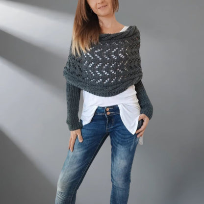 Alice – Lightweight stylish winter shawl