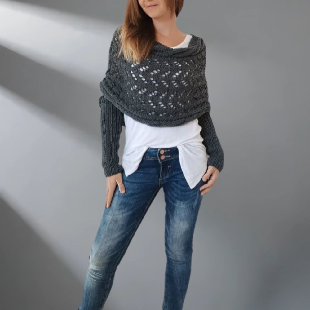 Alice – Lightweight stylish winter shawl