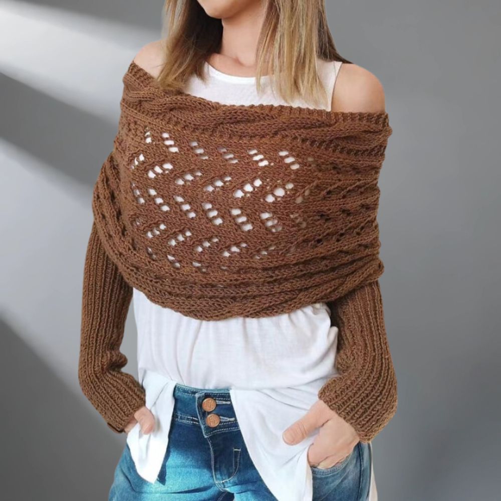 Alice – Lightweight stylish winter shawl