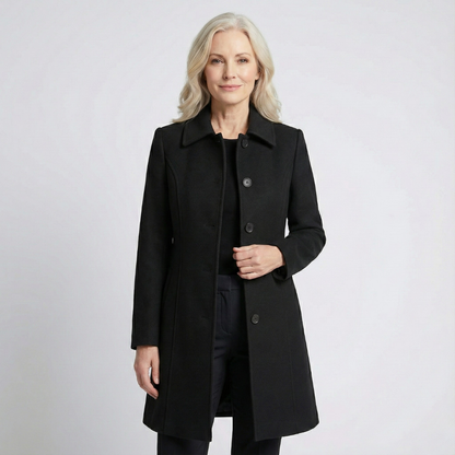Maeve – Single-Breasted Winter Trench Coat