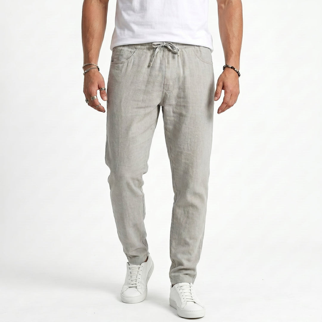Winston - Relaxed Linen Beach Trousers