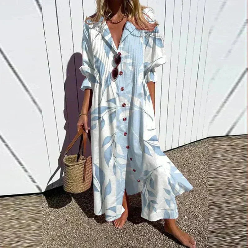 Soleil™ | Breezy Boho Maxi Dress-