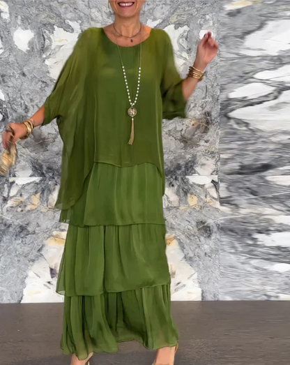 Lara | Elegant Fluid Maxi Dress