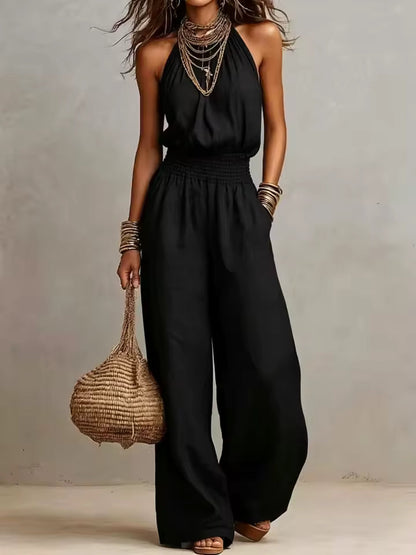 Amber | High-Neck Elegant Jumpsuit