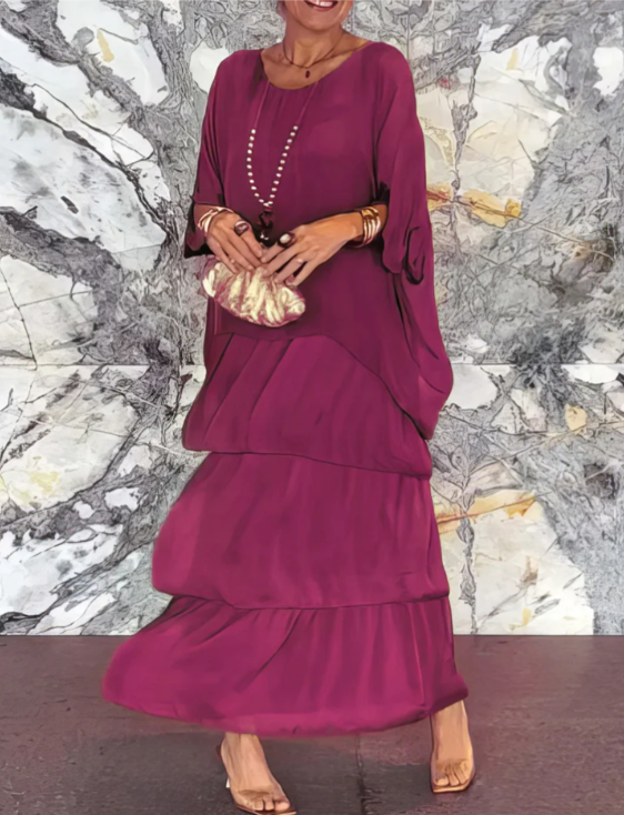 Lara | Elegant Fluid Maxi Dress