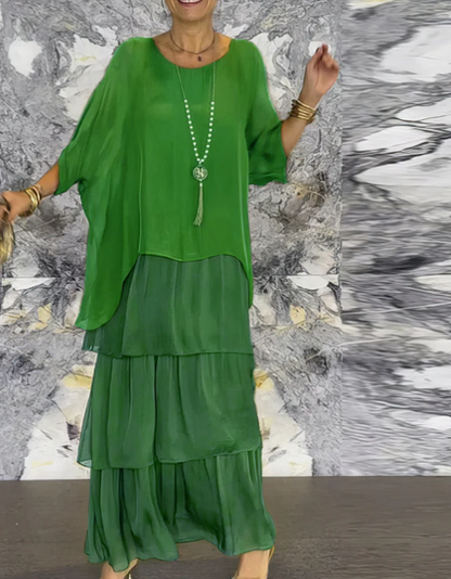 Lara | Elegant Fluid Maxi Dress